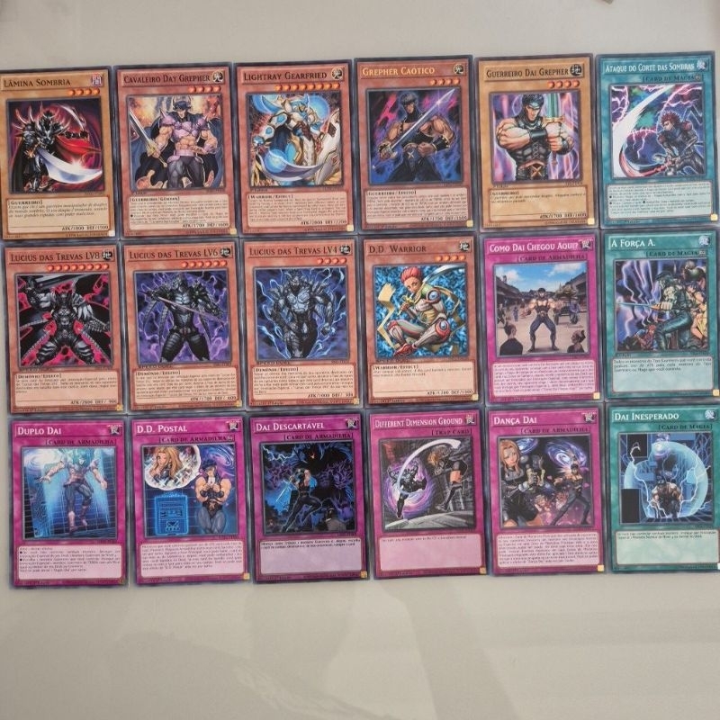 Combo de Cartas, Saga do Guerreiro Dai Grepher - Cartas Originais Yu-Gi-Oh / Yu-Gi-Oh Original KONAMI