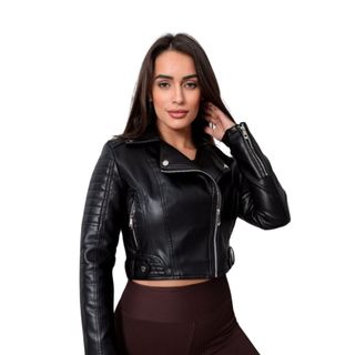 jaqueta feminina cropped premium