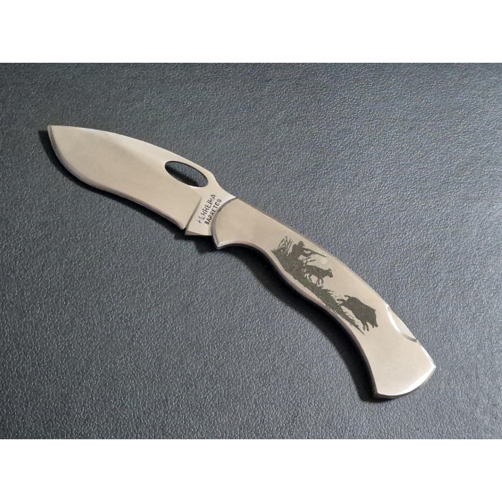 Canivete EDC Bruto Barretos Original 9cm Inox 420 Caçador