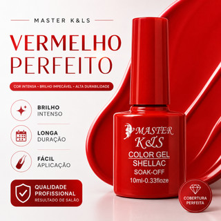Esmalte em Gel lirio xd/k&s LED UV soak-off  unhas Manicure