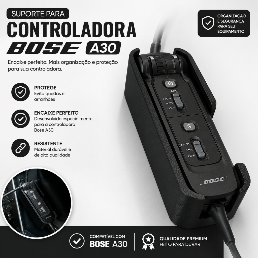 Suporte para controladora fone BOSE A30