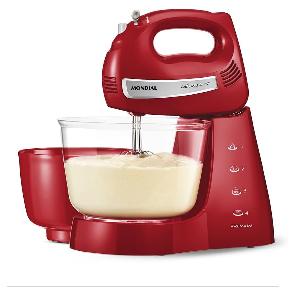 Batedeira Mondial Bella Massa 500W 220V B-29 NP Revisado