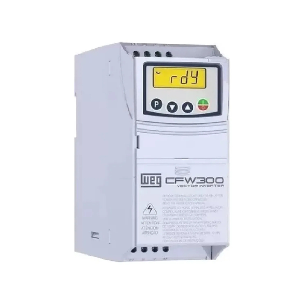 Inversor De Frequência WEG CFW300 0,5CV 2,6A 220V Trifásico