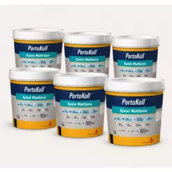 Kit com 6 Rejunte Epóxi Azul Celeste Portokoll