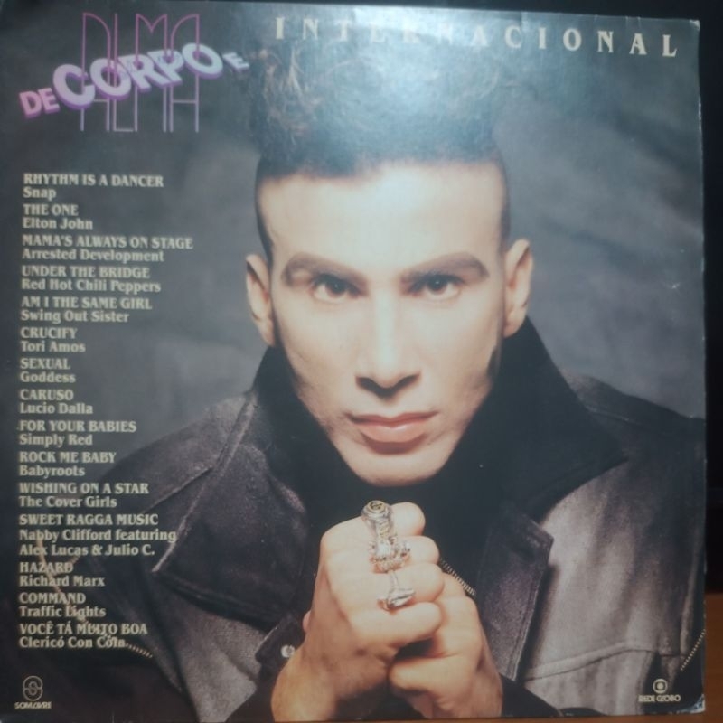 LP NOVELA - DE CORPO E ALMA - INTERNACIONAL -1992