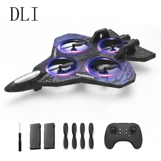 DLI Aeronave de Espuma Drone de Combate 4 Motores Controle 2.4GHz Durabilidade Estendida 2 Baterias