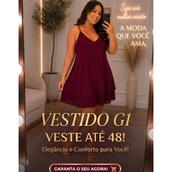 Vestido Curto Plus Size Feminino Alcinha Ajustável Fluido Moda Verão Confortável