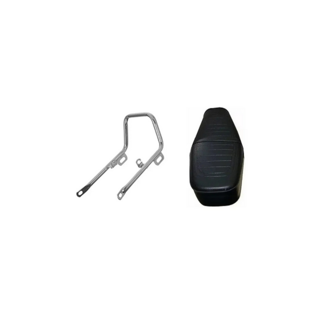 Banco Compatível Para Cg 125 Ml 77 A 82 Bolinha Com Alça