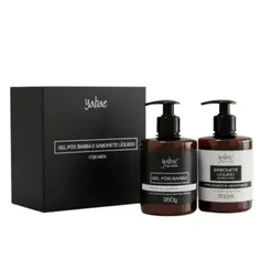 KIT Sabonete Líquido e Gel Pós Barba Black 350ml – Yabae