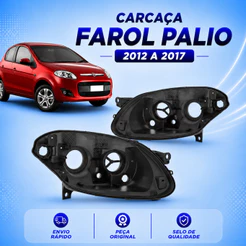 Carcaça Farol Palio Ano 2012 2013 2014 2015 2016 2017