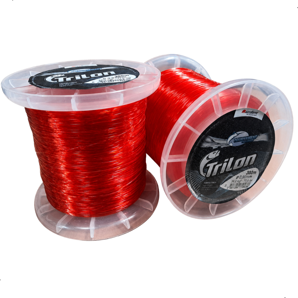 Linha Monofilamento Mazzaferro Trilon Tournament 0.60mm 300m Padrão IGFA Cor Salmão Pesca Esportiva