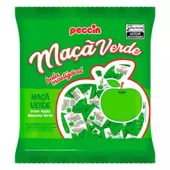 Bala Mastigável Maçã Verde 400g - Peccin