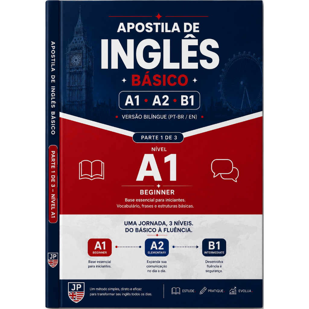 APOSTILA DE INGLÊS BÁSICO A1 – BILINGUE EDIÇÃO AMPLIADA 102 PAGINAS