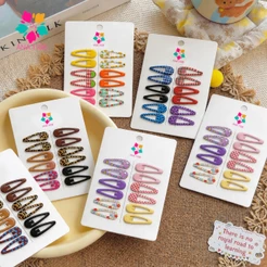 ANA1108 KIT 60 Presilhas de Cabelo Coloridas Modelo Dopamina/Estampado/Antiderrapantes Cor aleatória