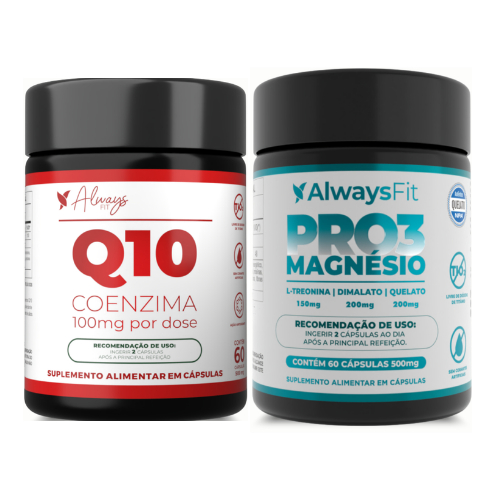 Kit Pro3Magnésio + Coenzima Q10
