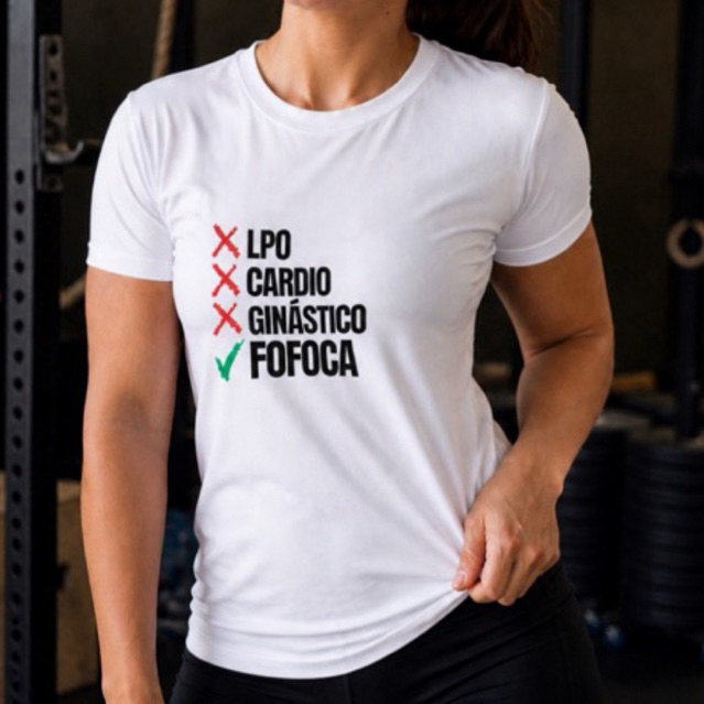 Blusa Feminina Crossfit Camiseta Dry Romantic Preta Verde Militar Azul Marinho Branca Treino Estampas LEVEN
