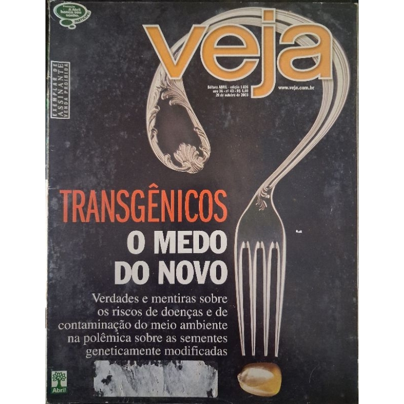 Revista Veja Edição 1825 - 25 de Outubro de 2003