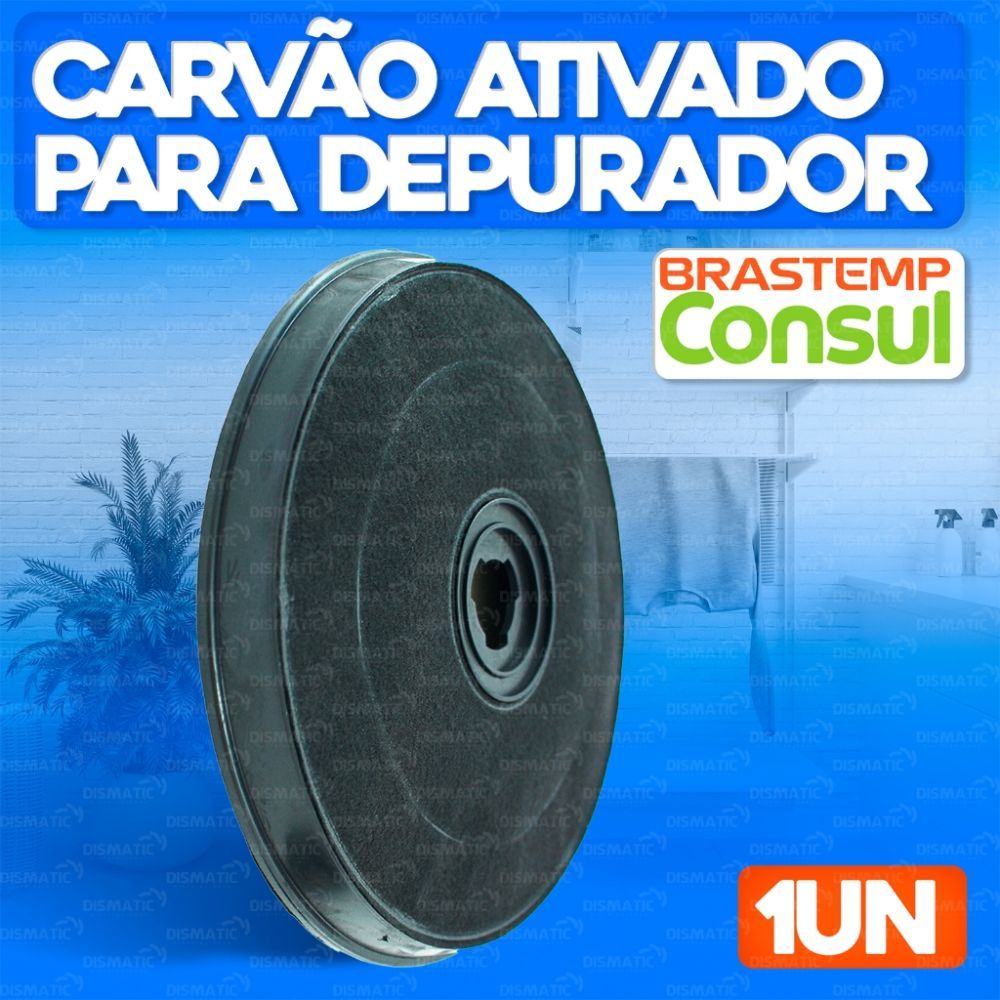 Filtro Depurador Carvão Ativado Brastemp Consul Coifa Exaustor