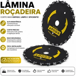 Disco de Corte Disco Corrente De Motosserra Para Roçadeira