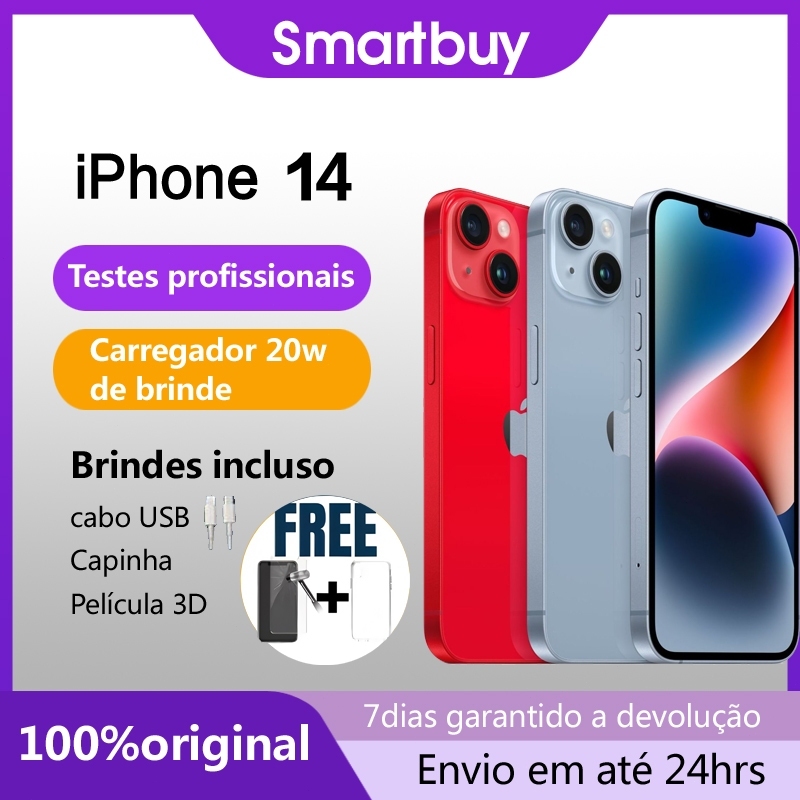 Celular iPhone14 128GB 100% Original Revisado Completo Envio Rápido Acessórios de Brinde