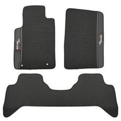 Tapete L200 Triton Borracha Impermeável Tapete L200 2005 a 2017 Preto Tapete Mitsubishi L200 Triton