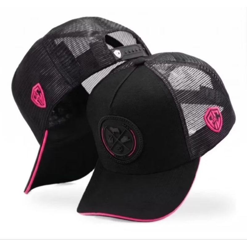 Boné Trucker Comboy Preto Telinha Pecuária Aba Curva Country Com Ajustável Telinha Masculino Ajustável Original
