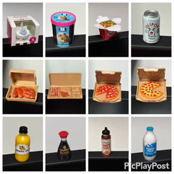 Fill The Fridge Mini Minis, Mini Brands - Itens avulsos originais para geladeira