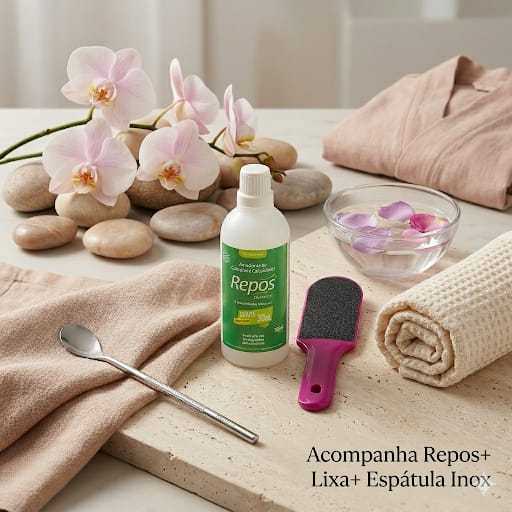 Spa dos Pés Repos+ Espátula 222+ Lixa  Podóloga Pedicure