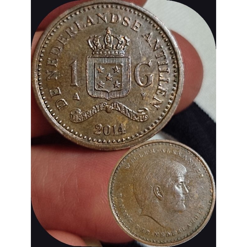 Moeda 1 Gulden 2o14 - Antilhas Holandesas