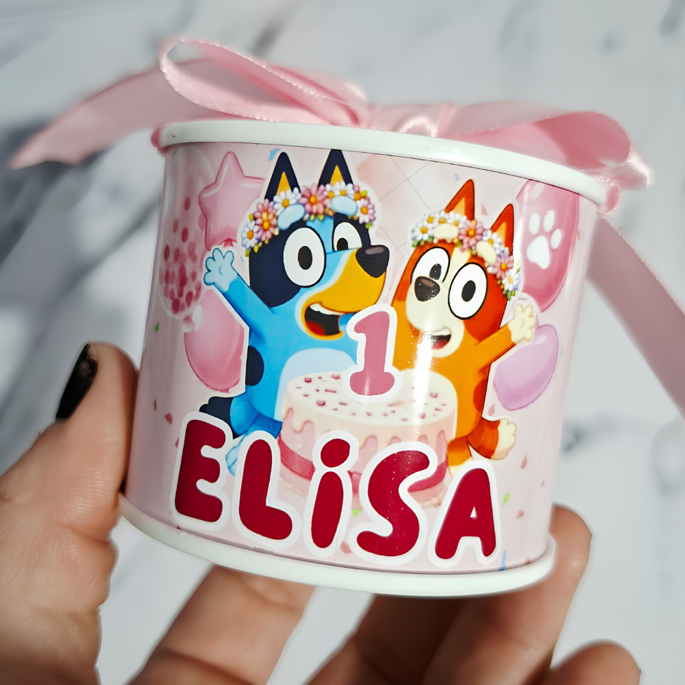 Kit Tubolata Personalizada | Lembrancinha Festa | Maternidade | Fazemos todos os Temas | Bluey