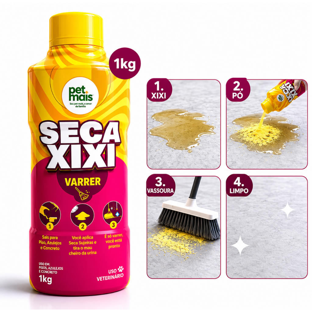 Seca Xixi Cachorro Gato Para Varrer 1kg Cães E Gatos Petmais