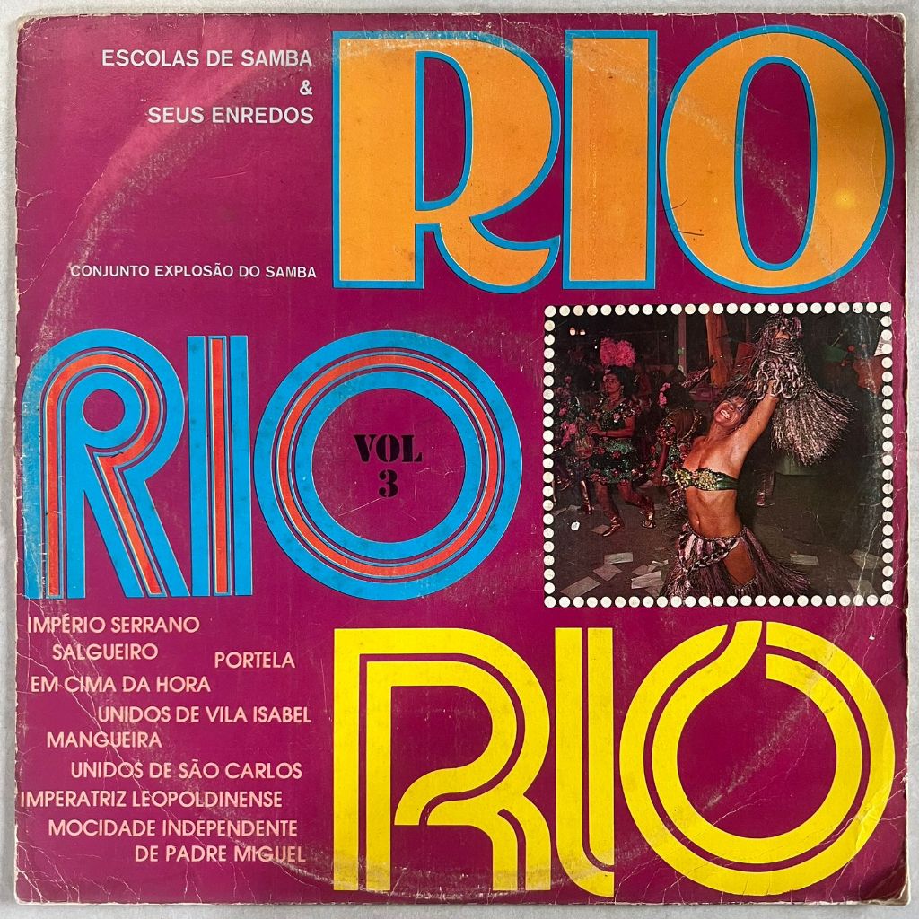 Lp Conjunto Explosão Do Samba 1975 Rio Vol.3, Disco De Vinil