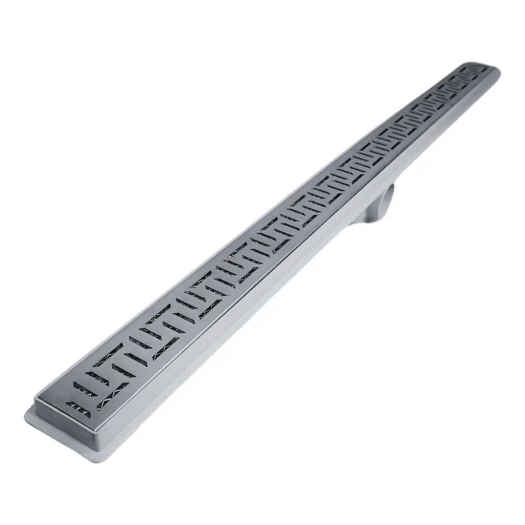 Ralo 5x80 Linear Oriente Inox Tela Anti Inseto Cinza