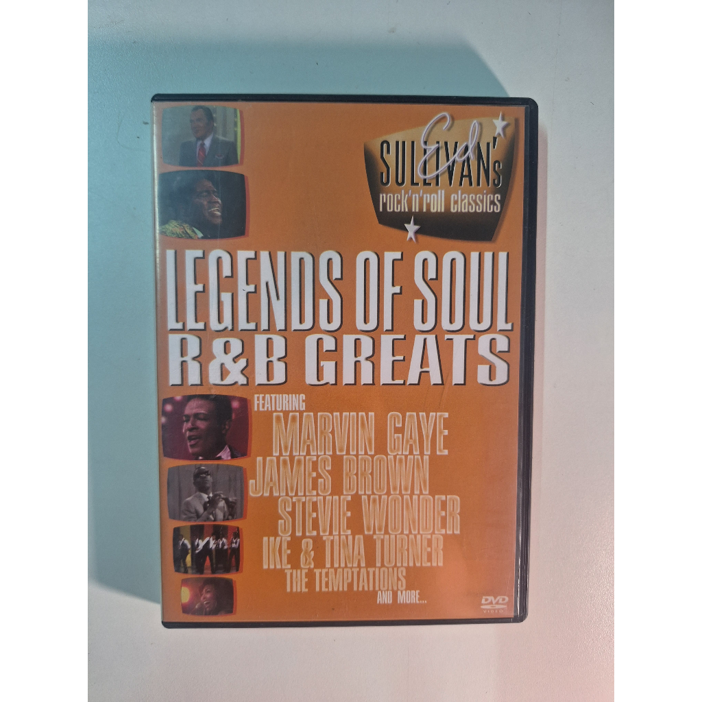 DVD LEGENDS OF SOUL - R&B GREATS - ED SULLIVAN´S ROCK´N´ROLL CLASSICS - FATURING MARVIN GAYE - JAMES BROWN