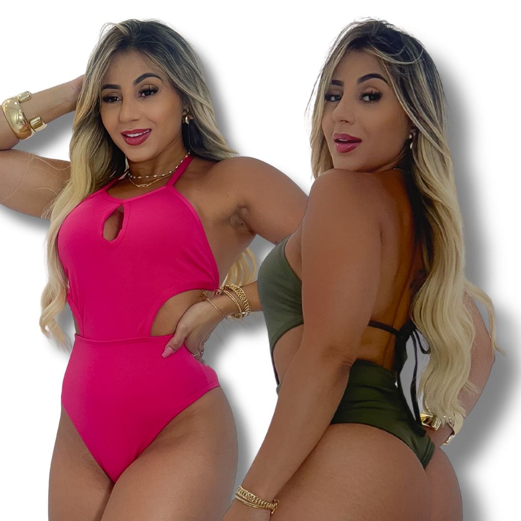 Maiô Feminino Body Hot Pants Praia Piscina Forrado
