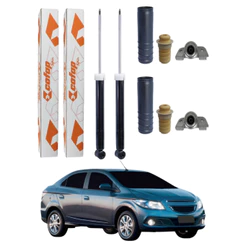 PAR AMORTECEDOR TRASEIRO PRISMA 2013 A 2020 COFAP + KIT