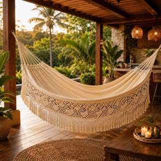 Rede De Descanso Dormir Casal Luxuosa Gigante Mega Promoção