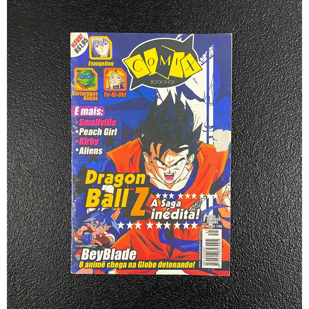 Revista Comix Book Shop #45 - Dragon Ball Z A saga inédita! - Beyblade