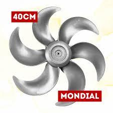Hélice Original Ventilador Mondial Power Turbo 40cm Cinza