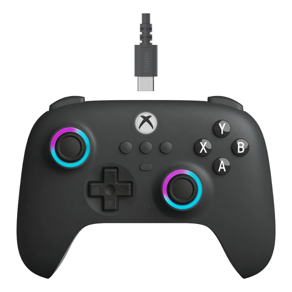 Controle 8BitDo Ultimate C para Xbox Series X S One e PC Com Fio, RGB Hall Efect + 1 Mês Game Pass