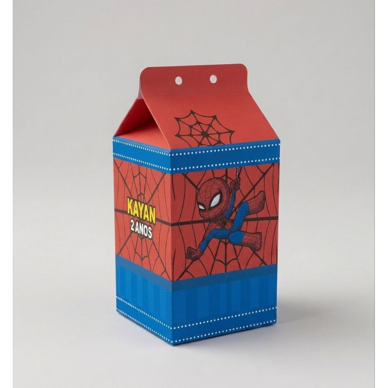 Caixa Milk Homem Aranha Cute