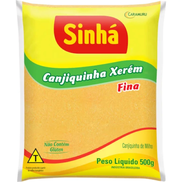 Canjiquinha De Milho Sinhá 500gr - Canjiquinha De Milho fino.