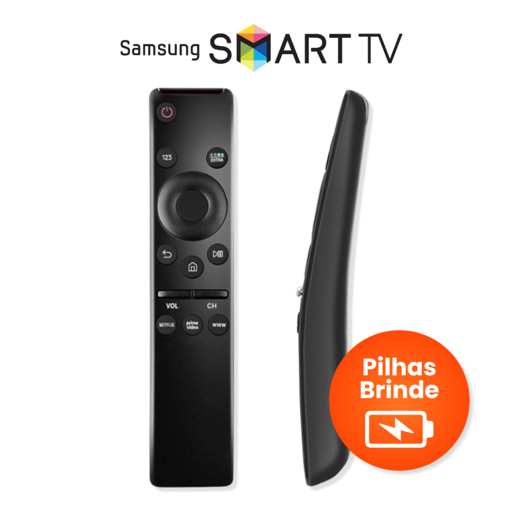 Controle Remoto Compatível Com Samsung Smart 4k com Atalhos