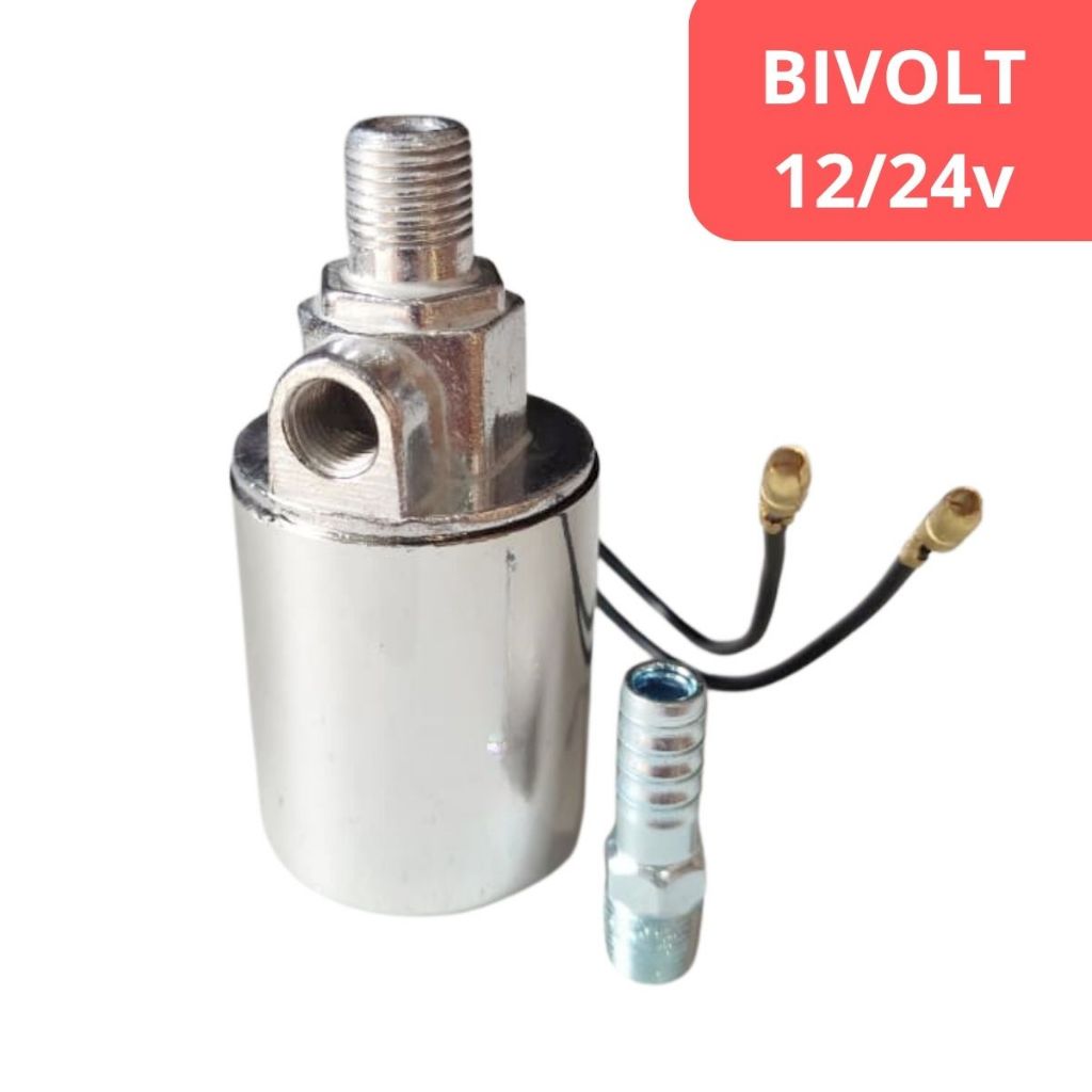 Válvula Acionamento Elétrico Buzina Marítima Bivolt 12V 24V