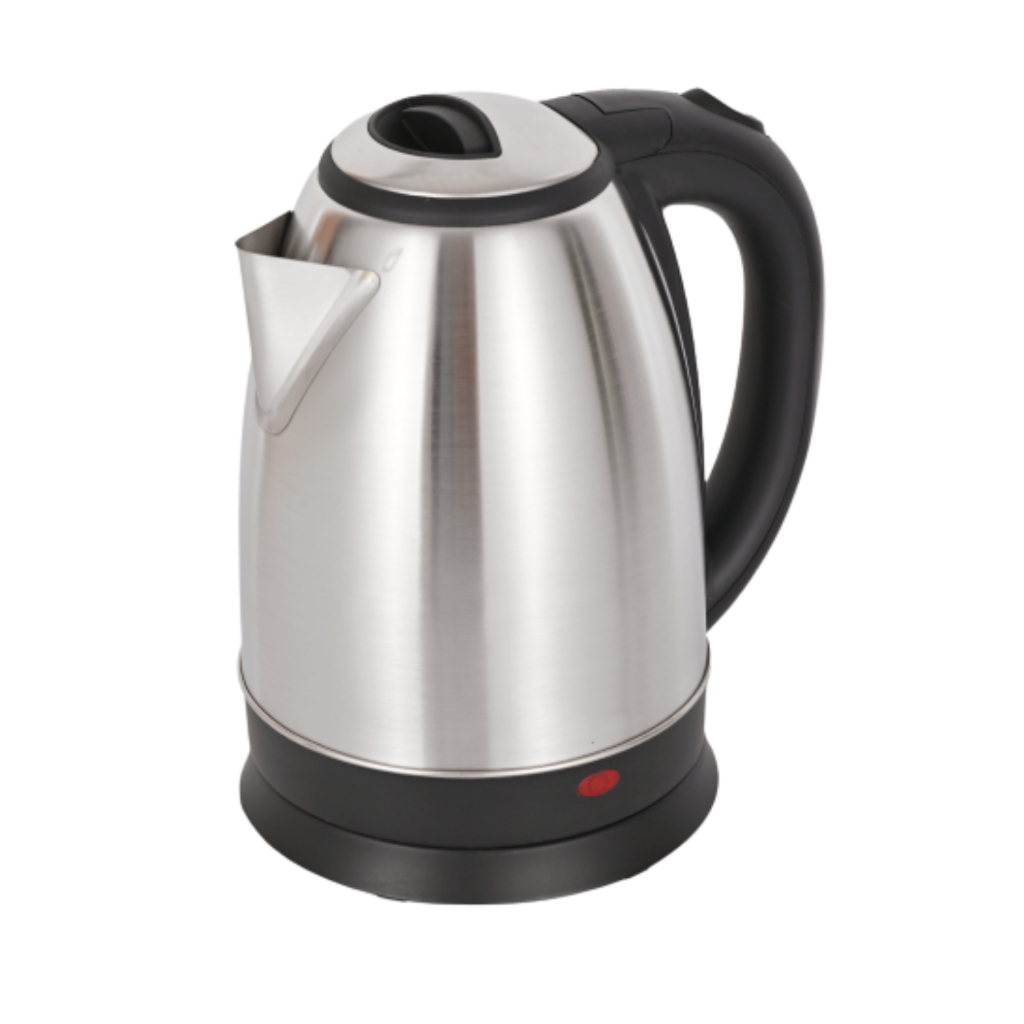 Chaleira Elétrica Inox 1.8Lt 1000w Desligamento Automático 127v Base 360° Esquenta Água para Café Chá Sopa Instantânea