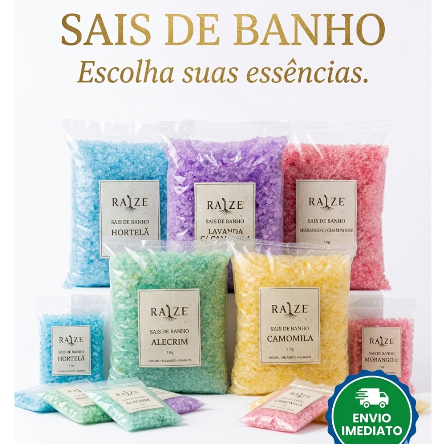 Sais De Banho Perfumado 1kg Banheira