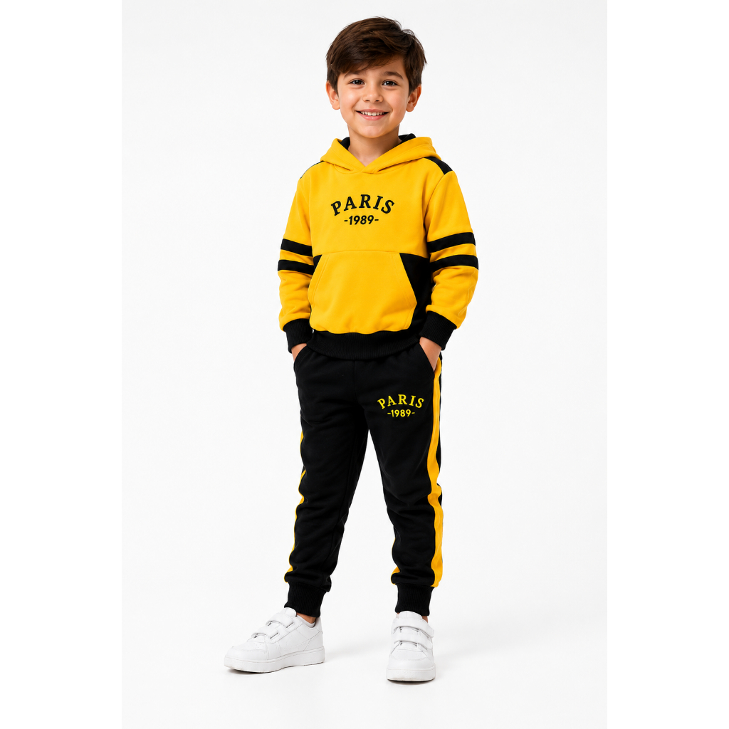conjunto infantil masculino roupa deinverno para menino moletom calça e casaco