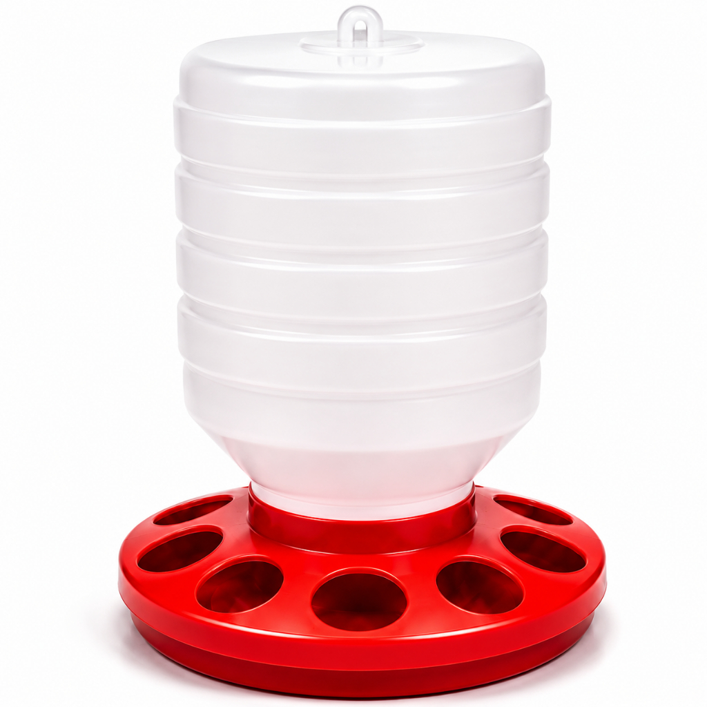 Comedouro Automático Para Aves Galinhas Frangos Codornas Alimentador De Ração 5kg Plástico Resistente