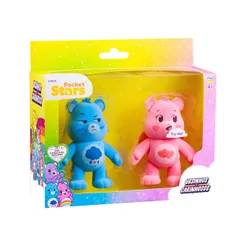 2 Bonecos Ursinhos Zangadinho e Amorosa de 10cm - Ursinhos Carinhosos