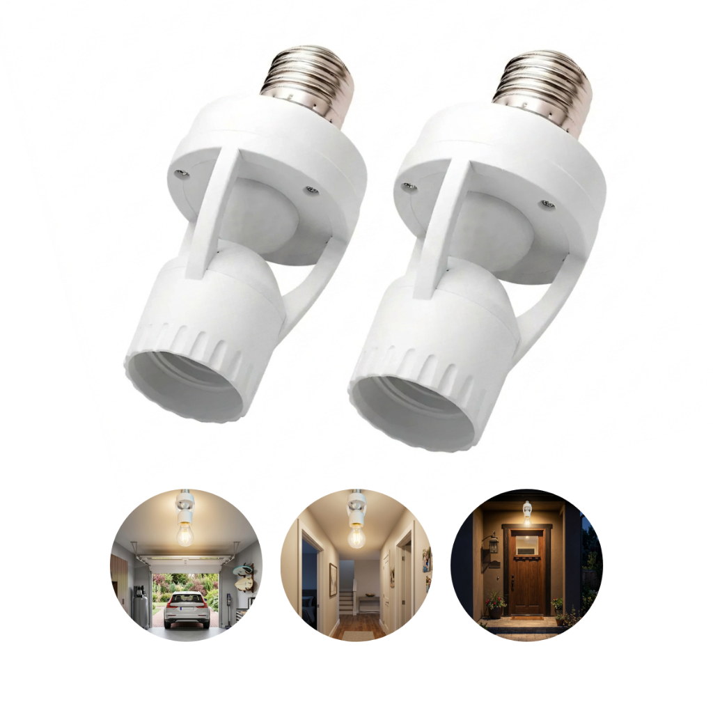 Sensor Presença Movimento Para Lâmpada E27 Iluminação Soquete Bivolt